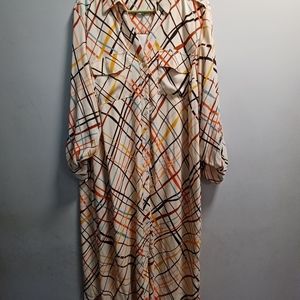 COLORFUL SHIRT DRESS
